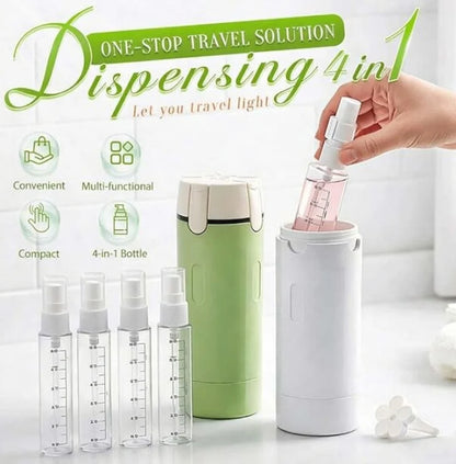 LuxePort™ 4-in-1 Travel Bottle Kit