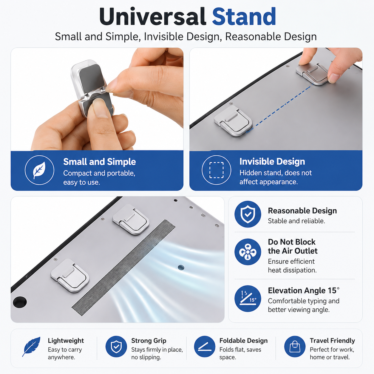 DeskRise™ - Laptop Elevation Stand