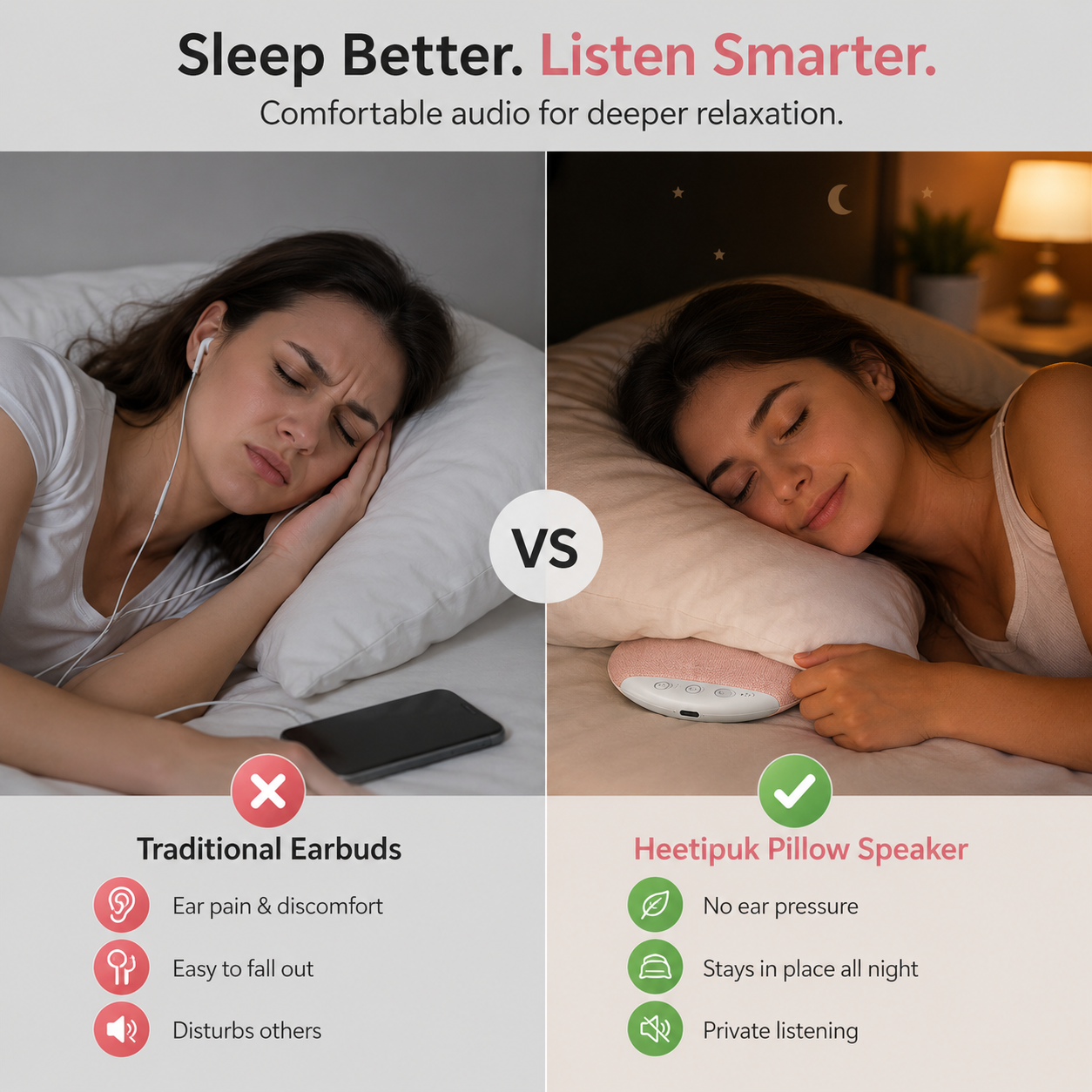 SilentDream™ Bluetooth Pillow Speaker