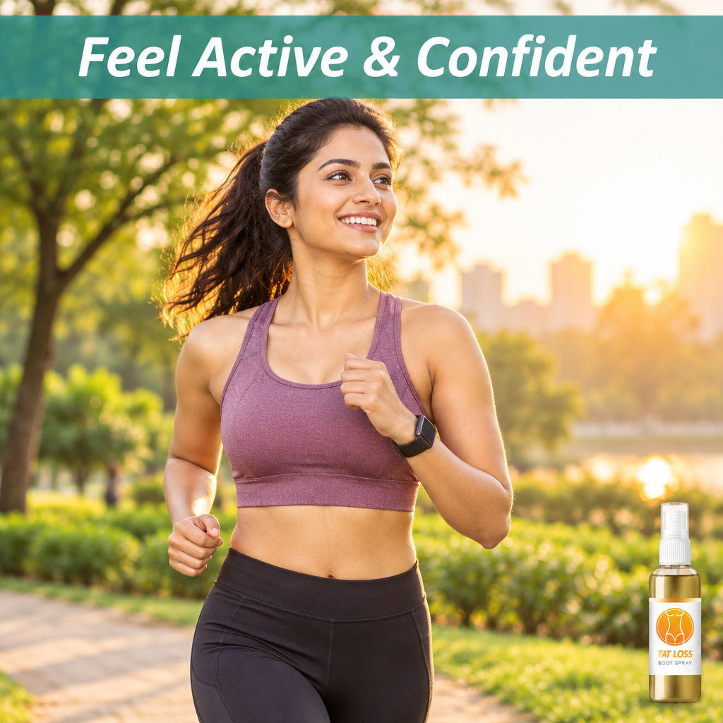 Confident woman jogging in the park