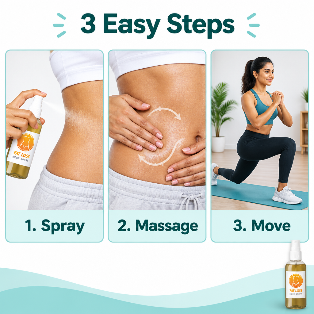 How to use FitMist body massage spray in 3 easy steps