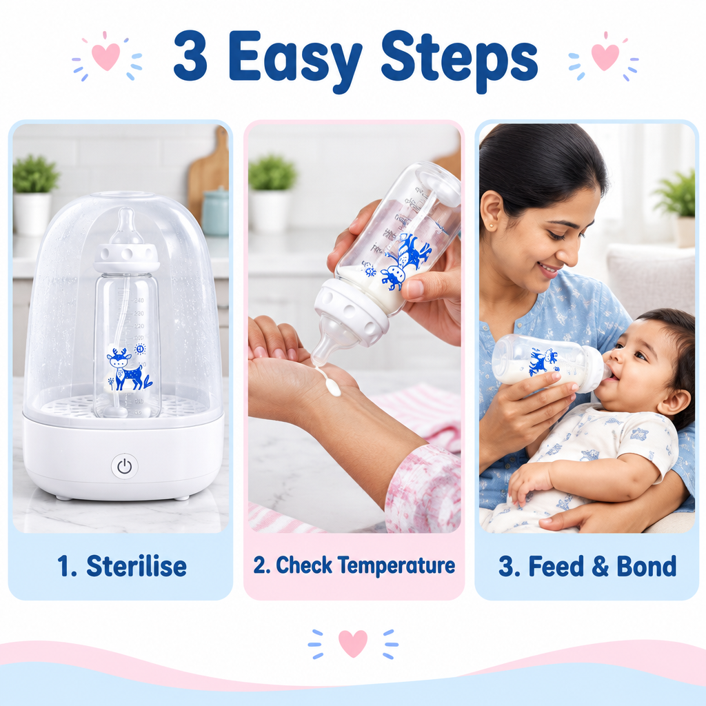 3 easy steps to a calm feed with SnuggleSip