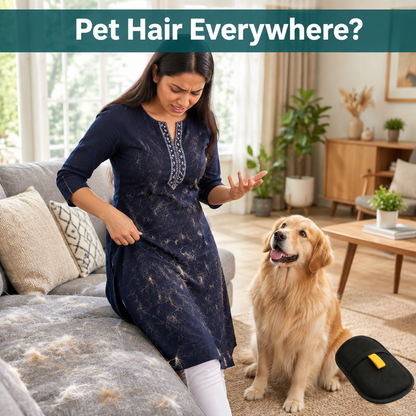 Pet hair everywhere? FurrGlove pet hair remover