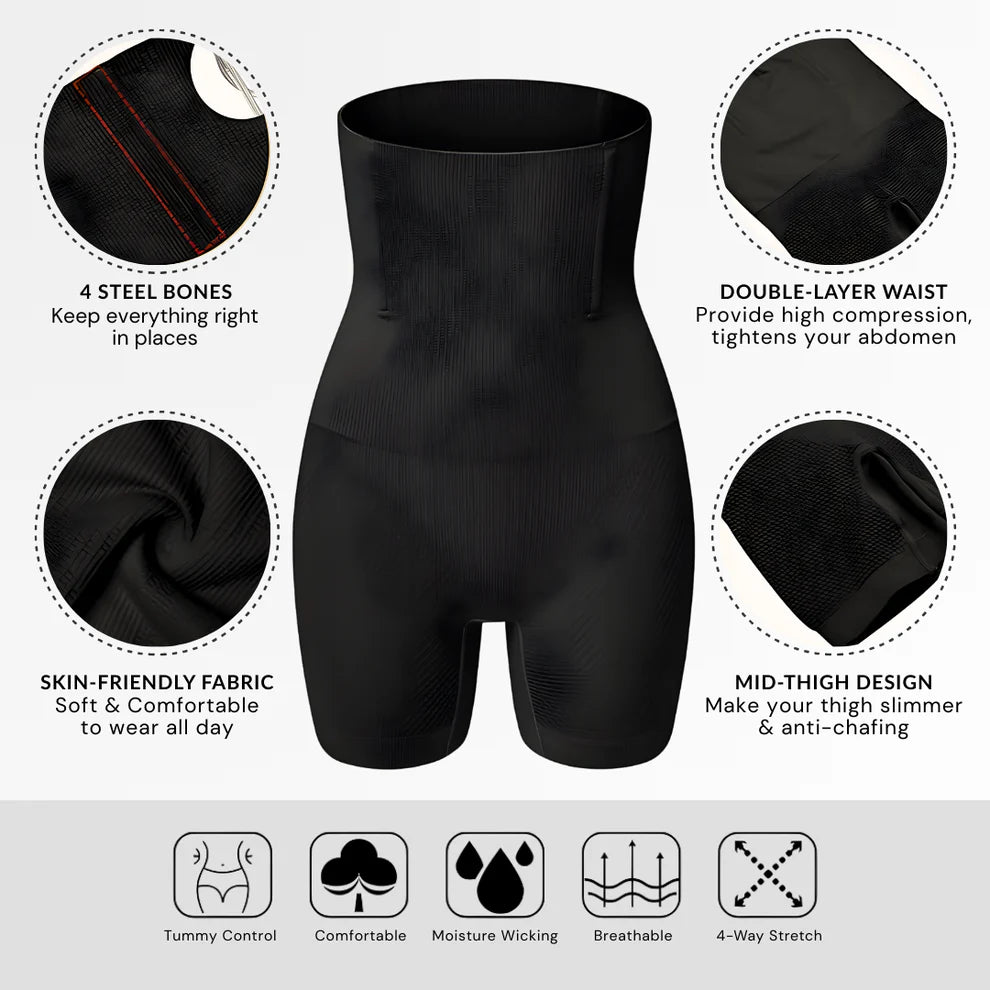 High Waist Tummy Shaper Shorts