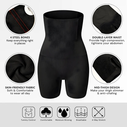 High Waist Tummy Shaper Shorts