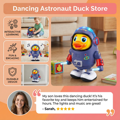 DanceyDuck™- light up toy for endless fun