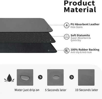 HydroAbsorb Mat™ - Ultimate Quick-Drying with Buy 1 Get 1 Free Offer 🔥