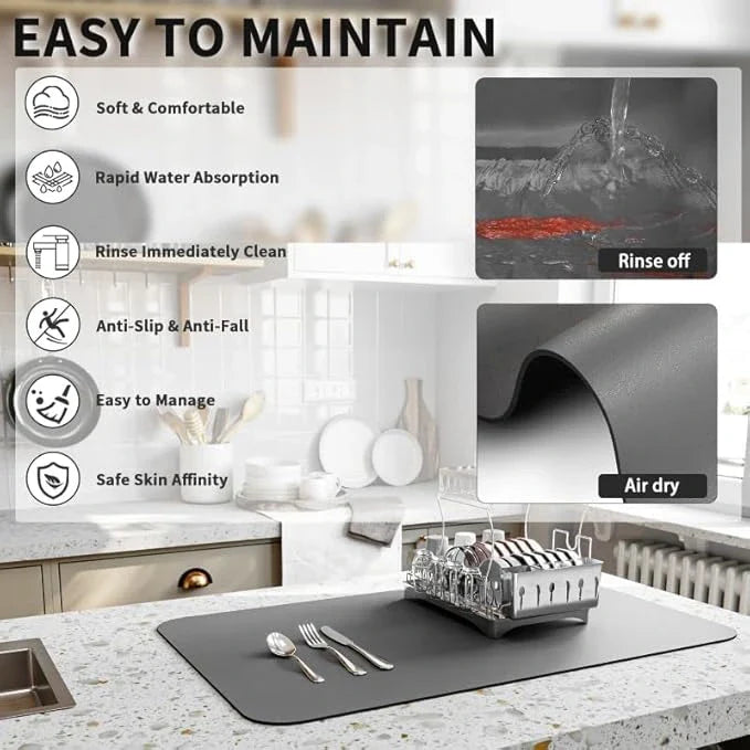 HydroAbsorb Mat™ - Ultimate Quick-Drying with Buy 1 Get 1 Free Offer 🔥