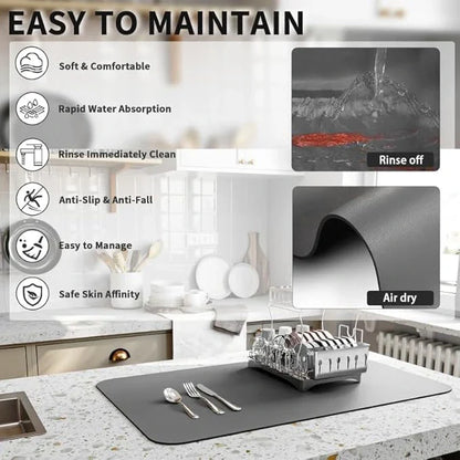 HydroAbsorb Mat™ - Ultimate Quick-Drying with Buy 1 Get 1 Free Offer 🔥