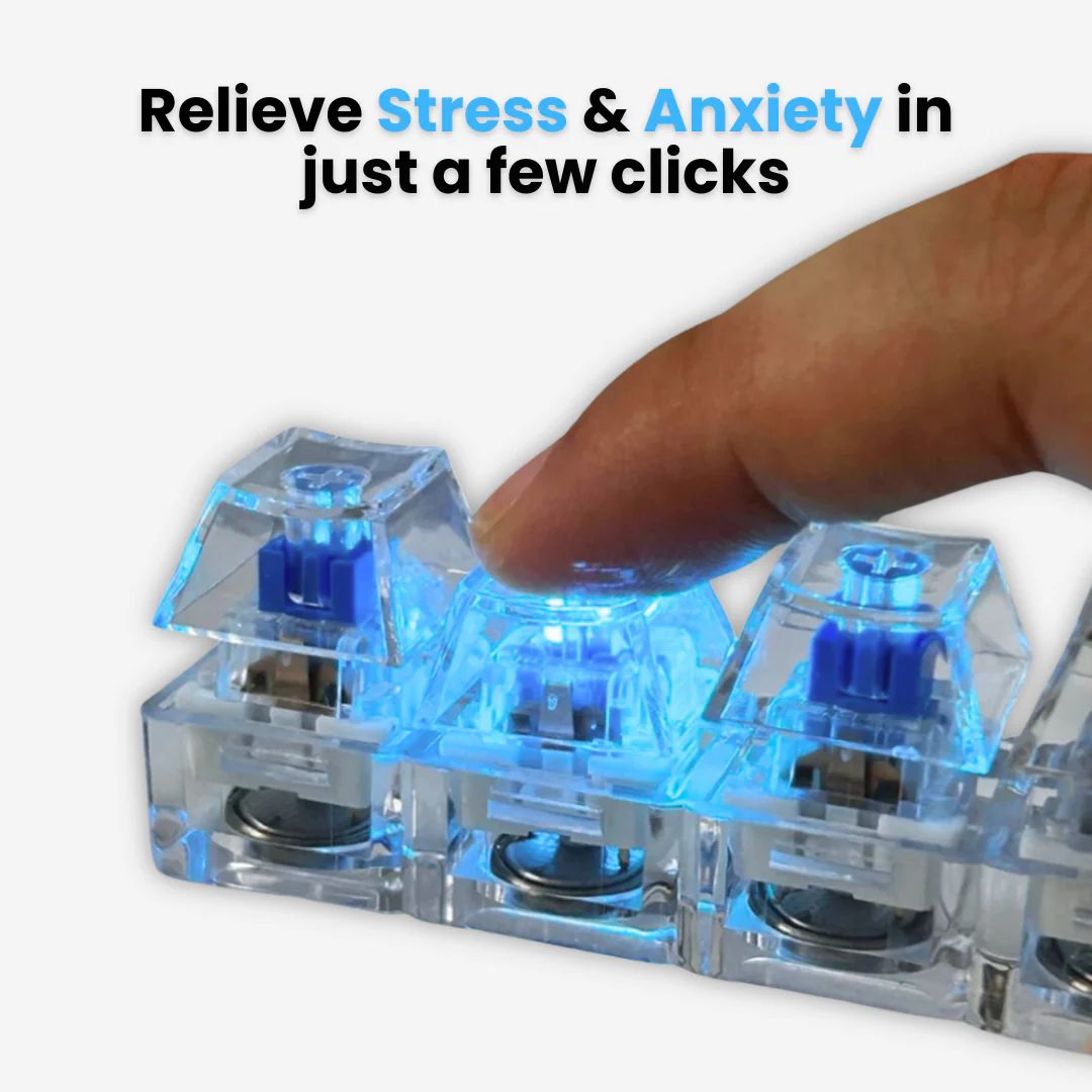ClickAura™ - Portable Stress Relief Mechanical key chain