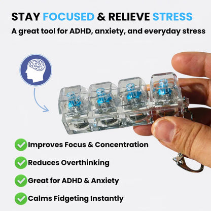 ClickAura™ - Portable Stress Relief Mechanical key chain
