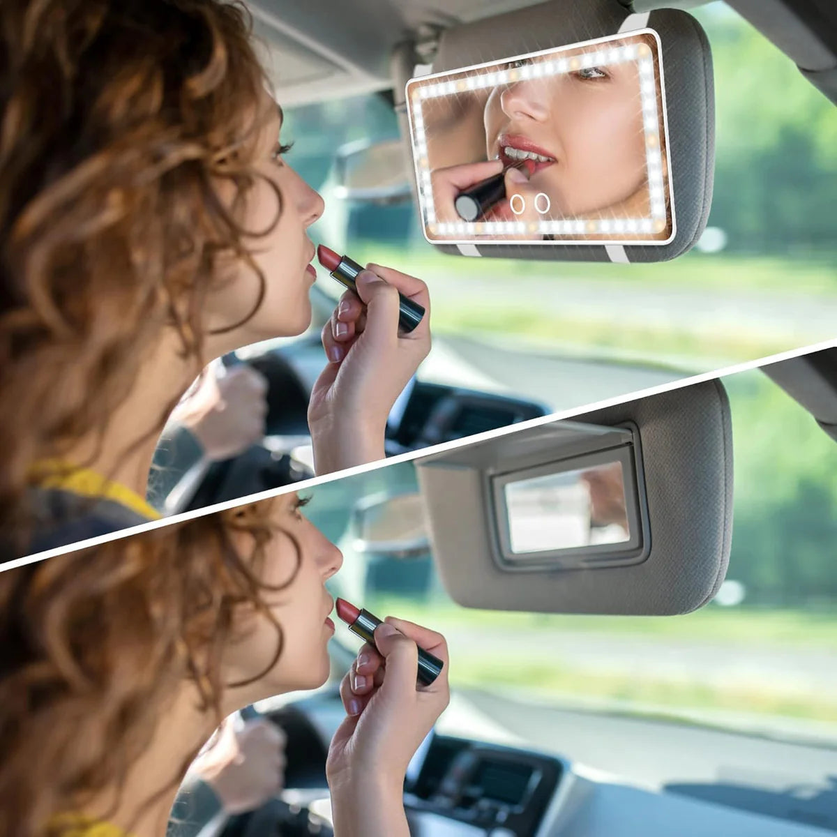 LuxVisor™ - LED Car Vanity Mirror