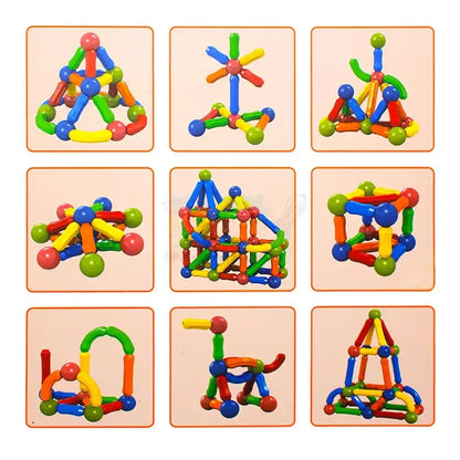 Magnetic Building Blocks |           Brain Development Toy for Kids STEM DIY Learning