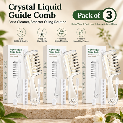 ScalpEase™ Scalp Oil Applicator Comb