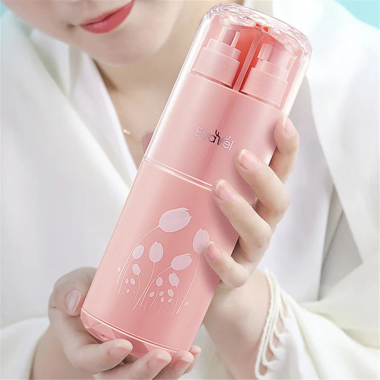 TraveLuxe™ Premium 6-in-1 Travel Toiletry Dispenser